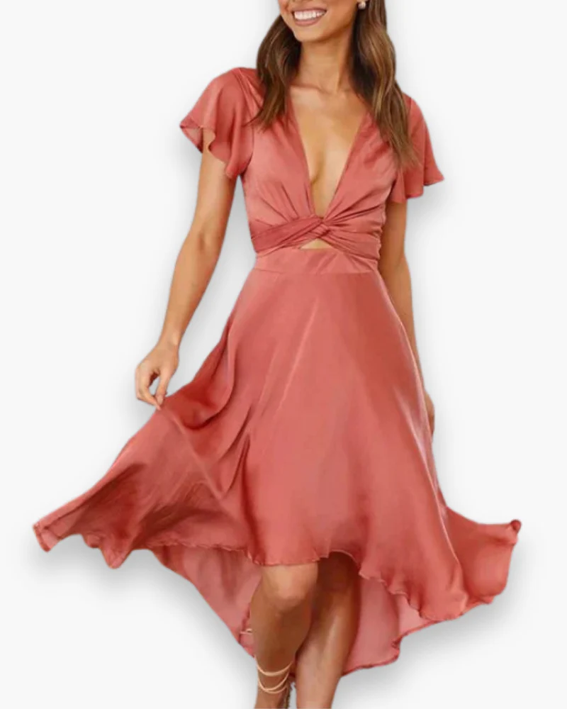 Damen Festliches Fließendes Kleid | Midi - Image 4