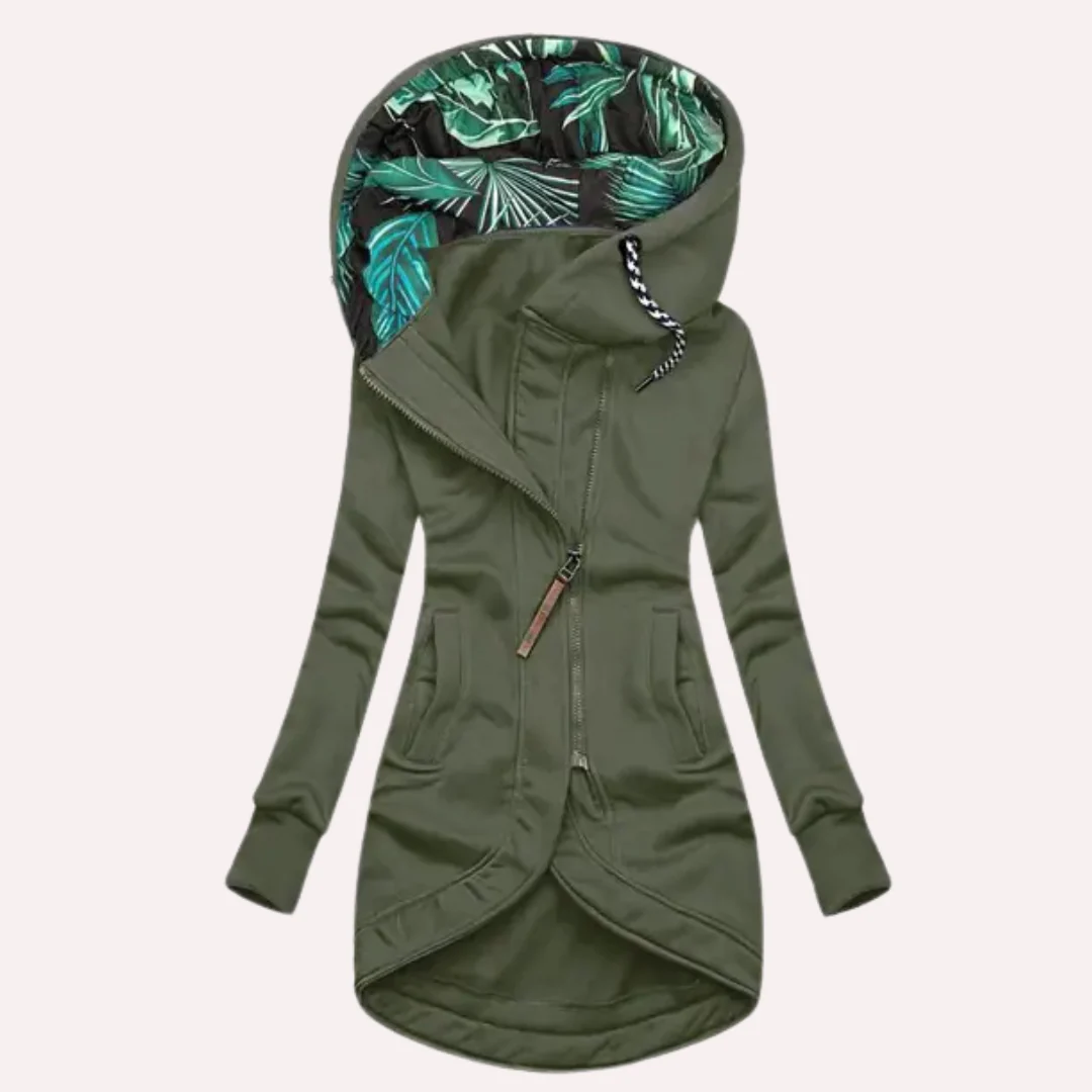 Damen Fleece Jacke mit Kapuze | Elegante - Image 2