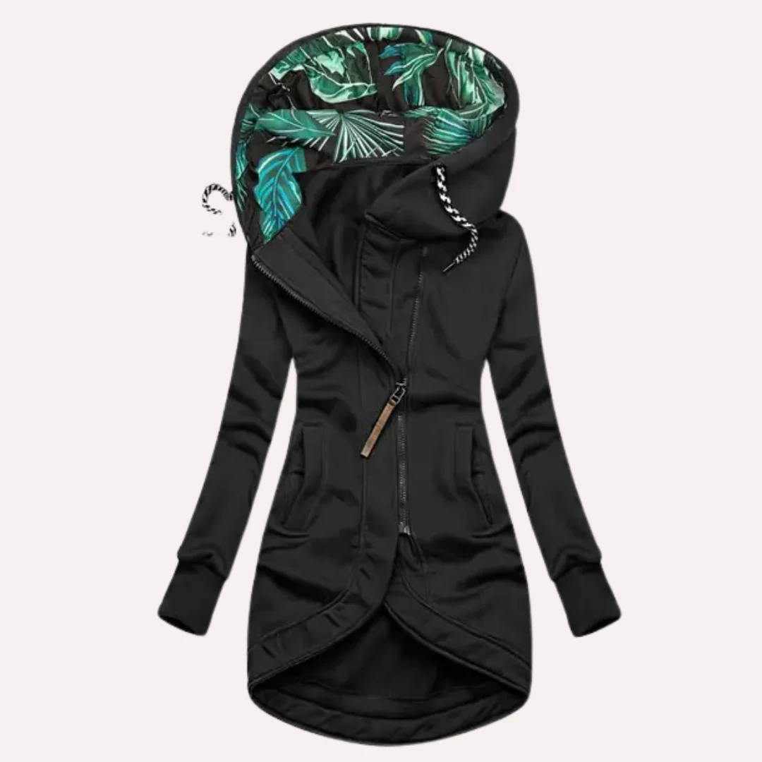 Damen Fleece Jacke mit Kapuze | Elegante - Image 4
