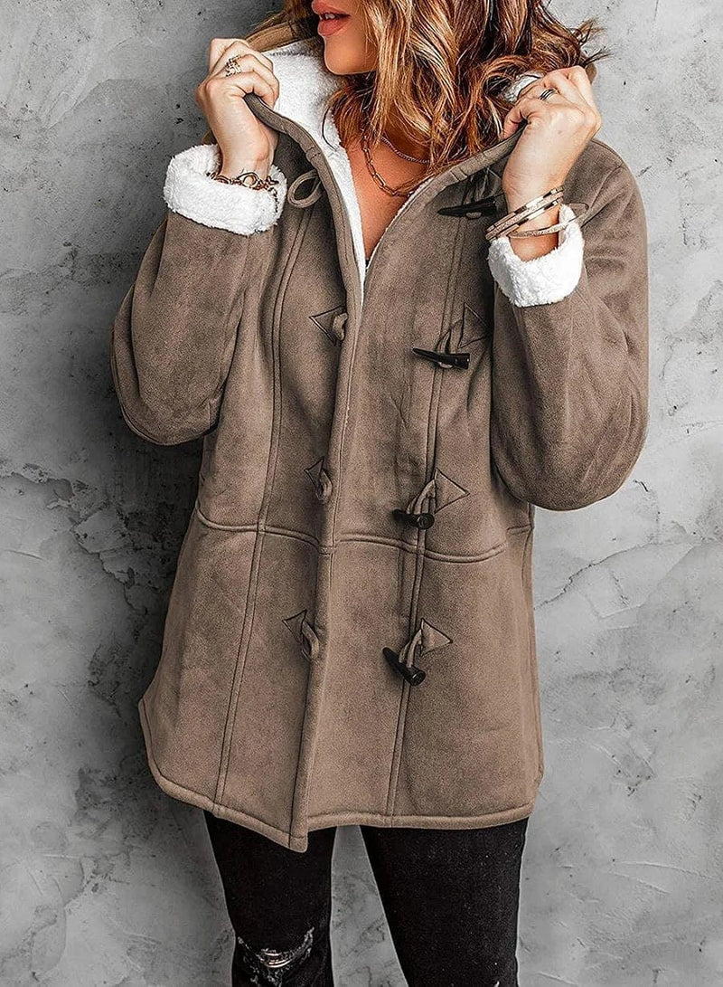 Damen Fleece Jacke mit Kapuze | Winter - Image 10