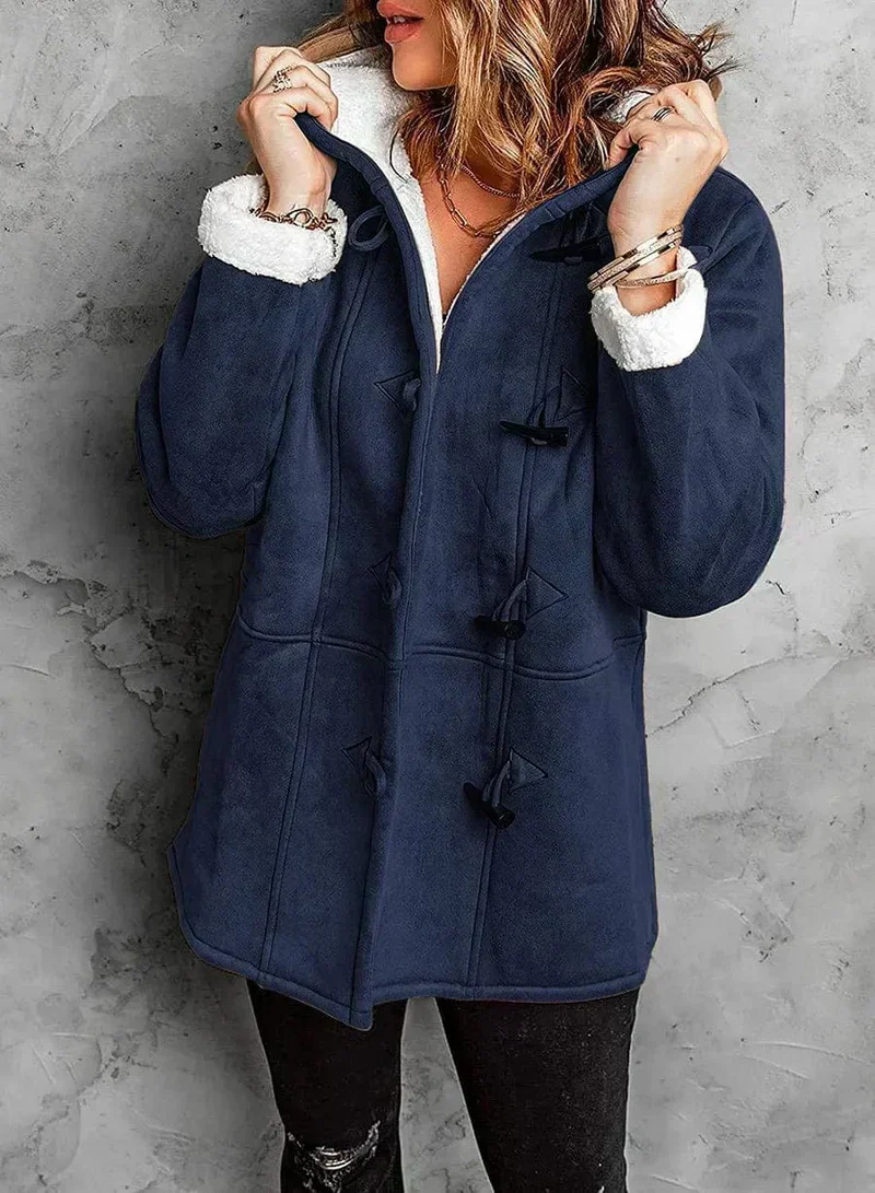 Damen Fleece Jacke mit Kapuze | Winter - Image 11