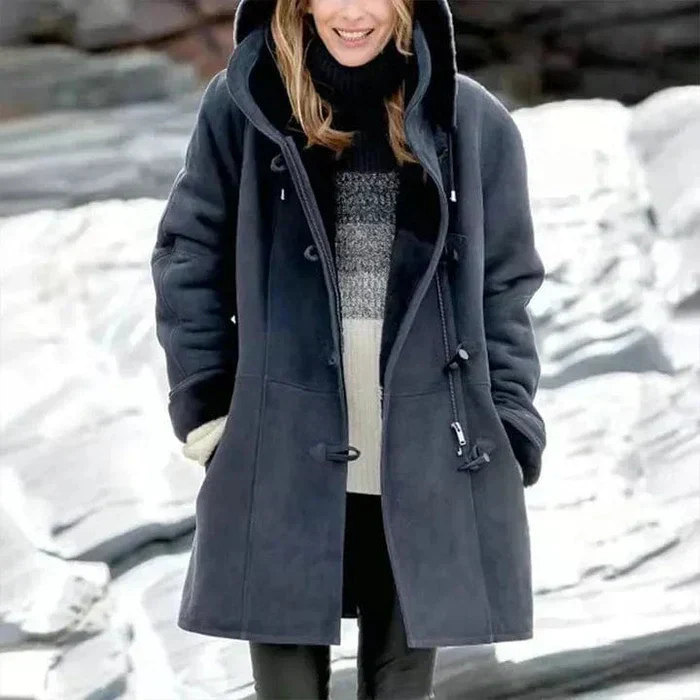 Damen Fleece Jacke mit Kapuze | Winter - Image 7