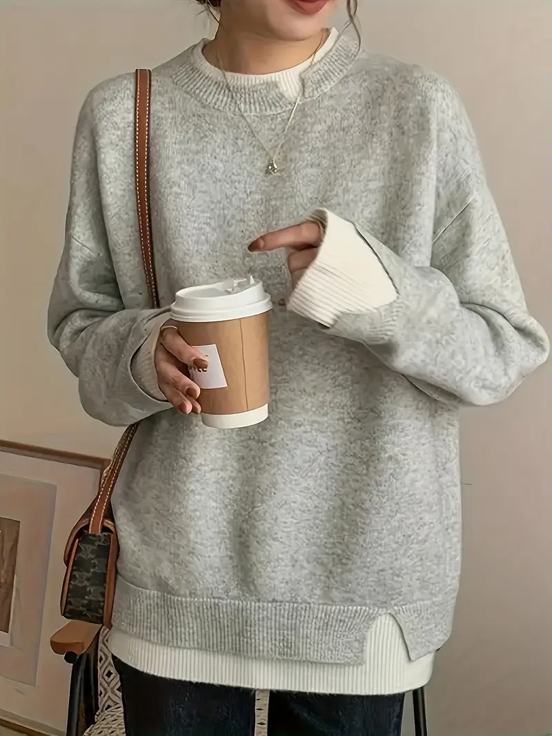 Damen FREIZEIT LANGARM PULLOVER | KOMFORTABEL, MODERN, VIELSEITIG - Image 5