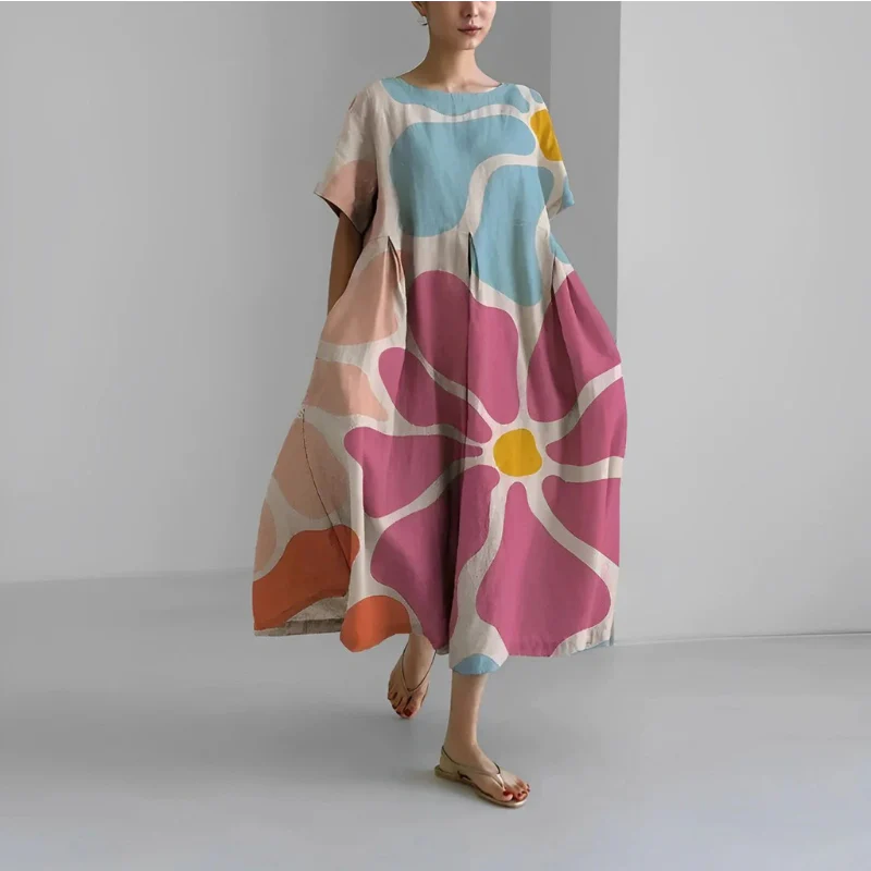 Damen Geblümtes Mutterschaft Sommerkleid | Midi - Image 11