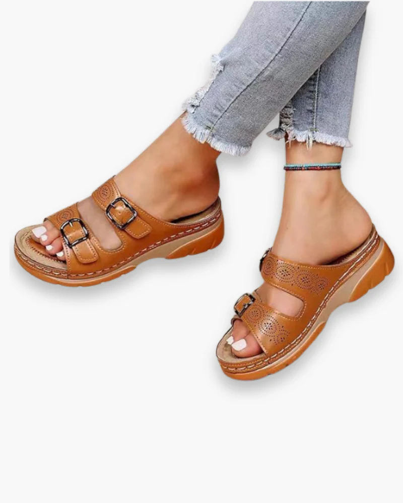 Damen Gepolstert Sandalen | Verstellbare Schnallen - Image 4