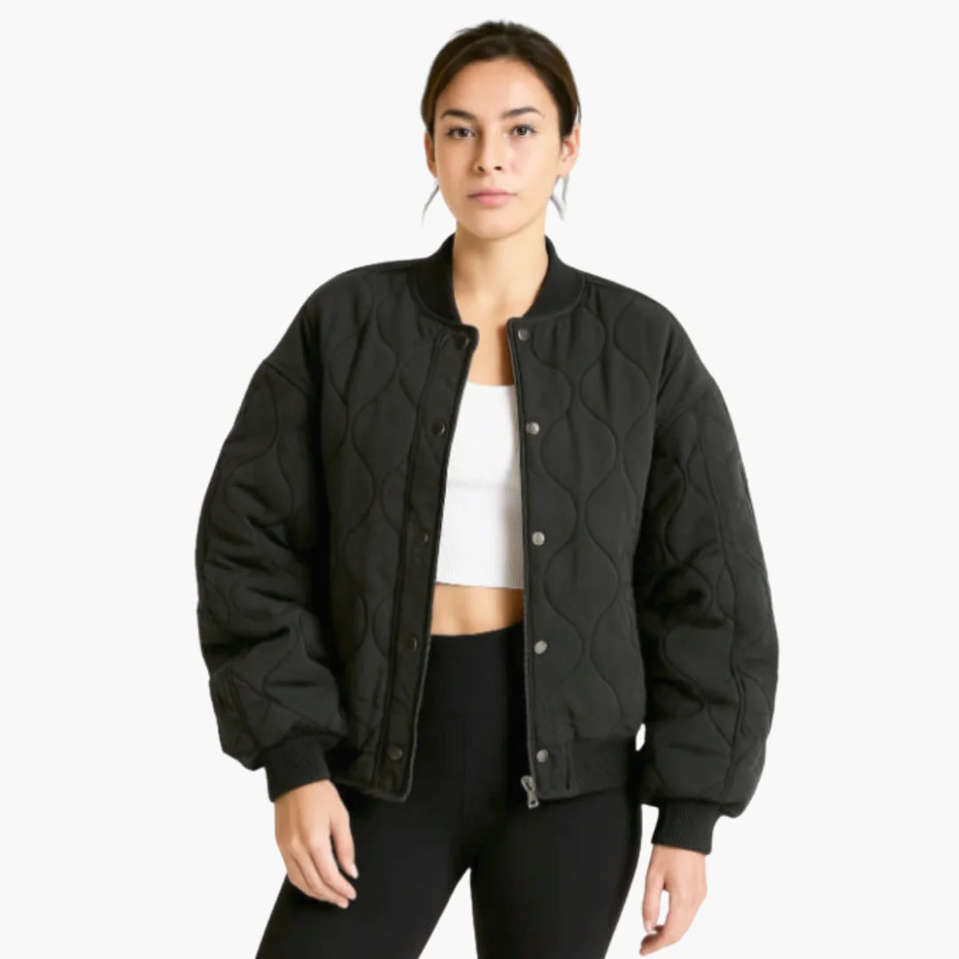 Damen Gesteppte Oversized Bomberjacke - Image 2