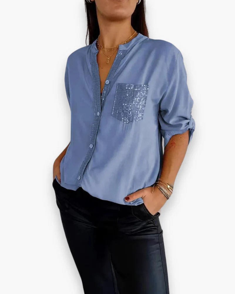 Damen Glitzer Pailletten Top | Festlich Elegant - Image 10