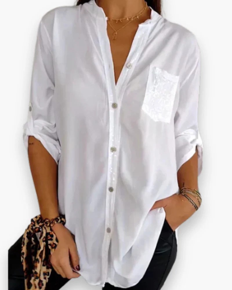 Damen Glitzer Pailletten Top | Festlich Elegant - Image 8