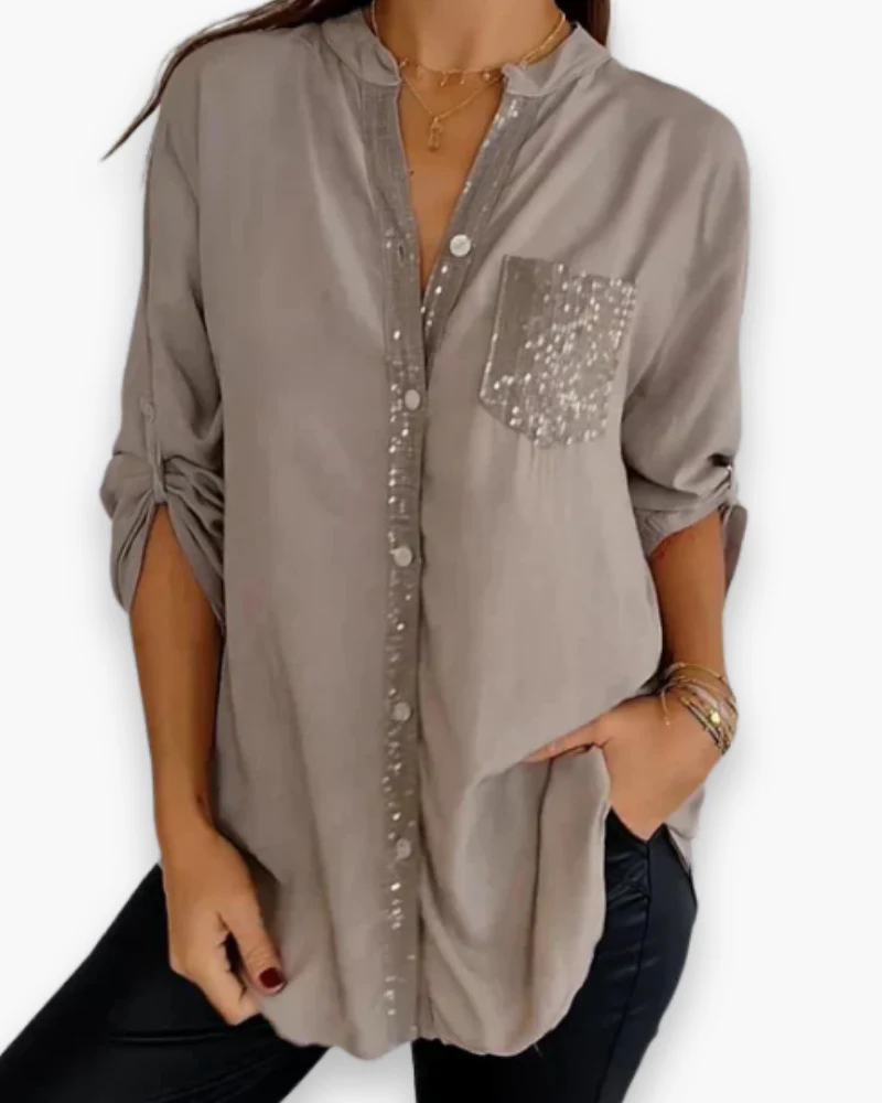 Damen Glitzer Pailletten Top | Festlich Elegant - Image 9