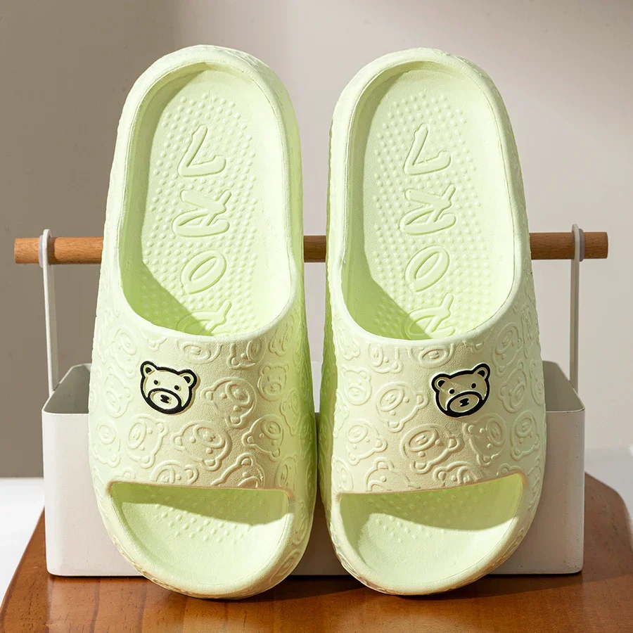 Damen Hausschuhe mit Cartoon-Bären-Design | Bequem - Image 5