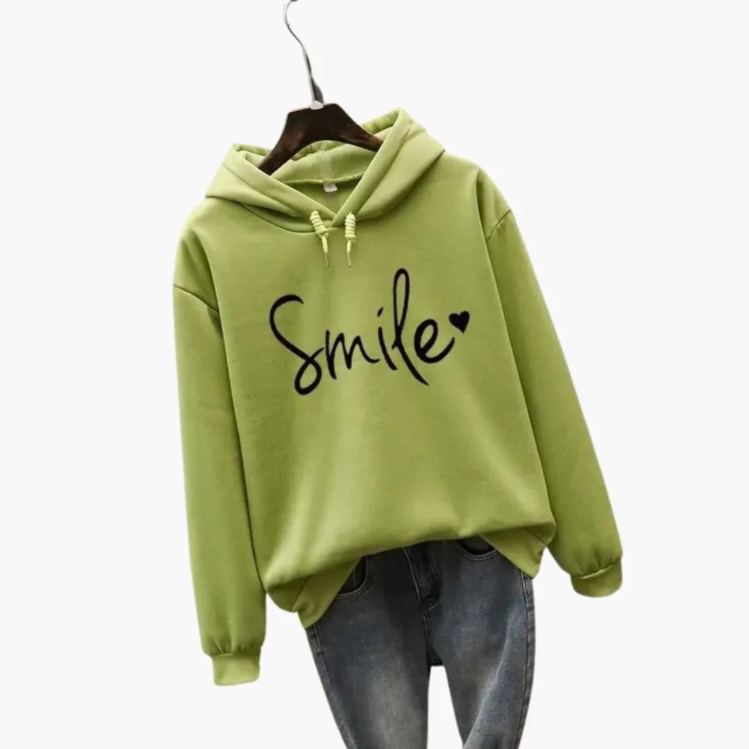 Damen Hoodie mit Kapuze und Frontprint - Image 4