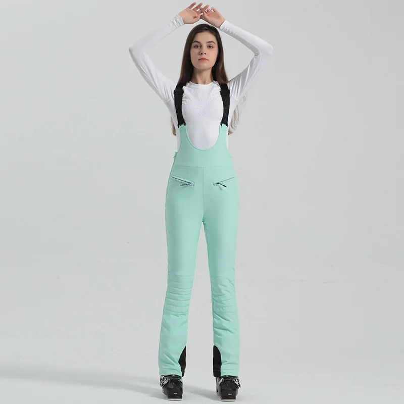 Damen Hose | Ausführung mit Trägern und elastischem Bund - Image 2