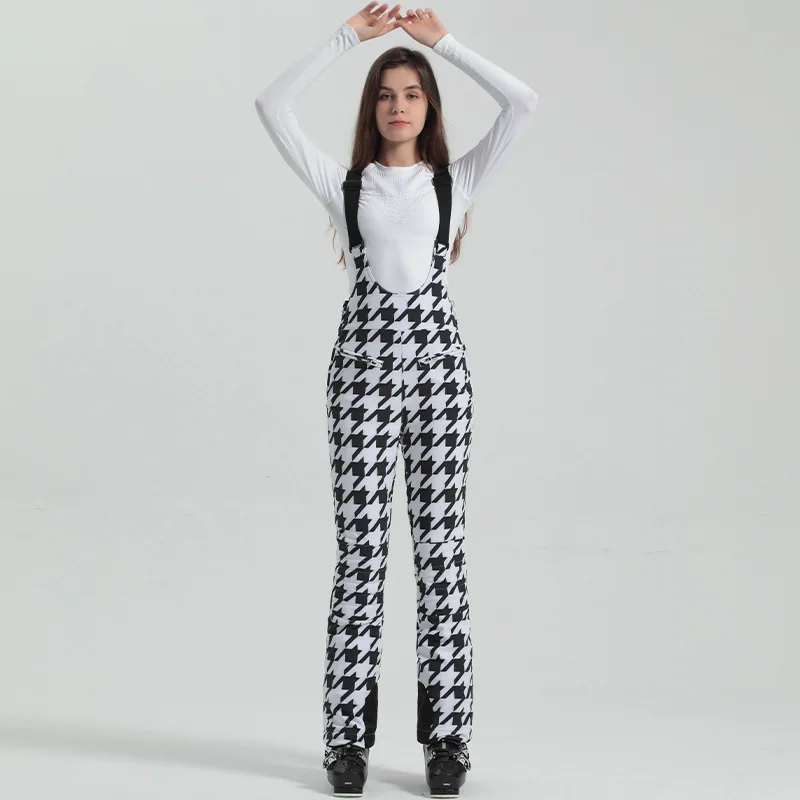 Damen Hose | Ausführung mit Trägern und elastischem Bund - Image 3