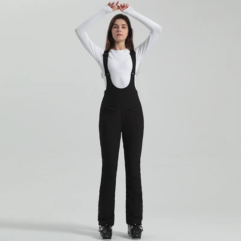 Damen Hose | Ausführung mit Trägern und elastischem Bund - Image 8