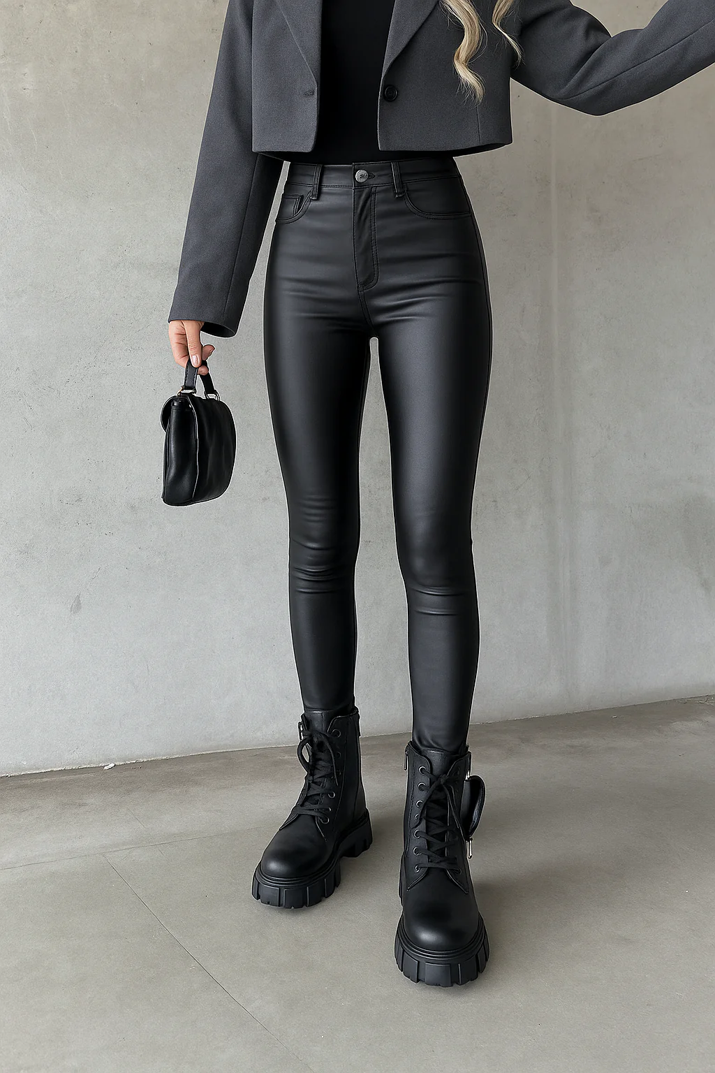 Damen Hose | Gerade Ausführung mit strukturierter Oberfläche - Image 2