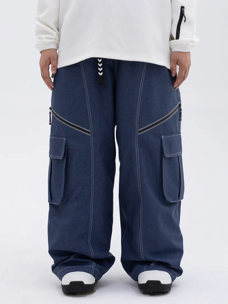 Damen Hose | Oversize Baggy Beinform mit Cargotaschen - Image 7