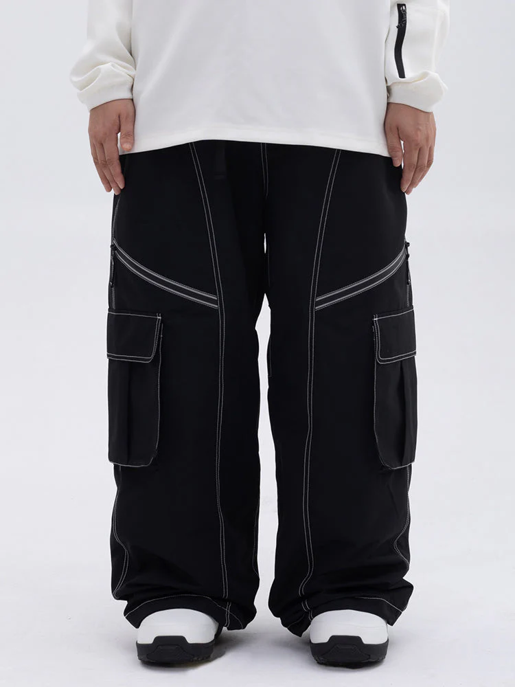 Damen Hose | Oversize Baggy Beinform mit Cargotaschen - Image 9
