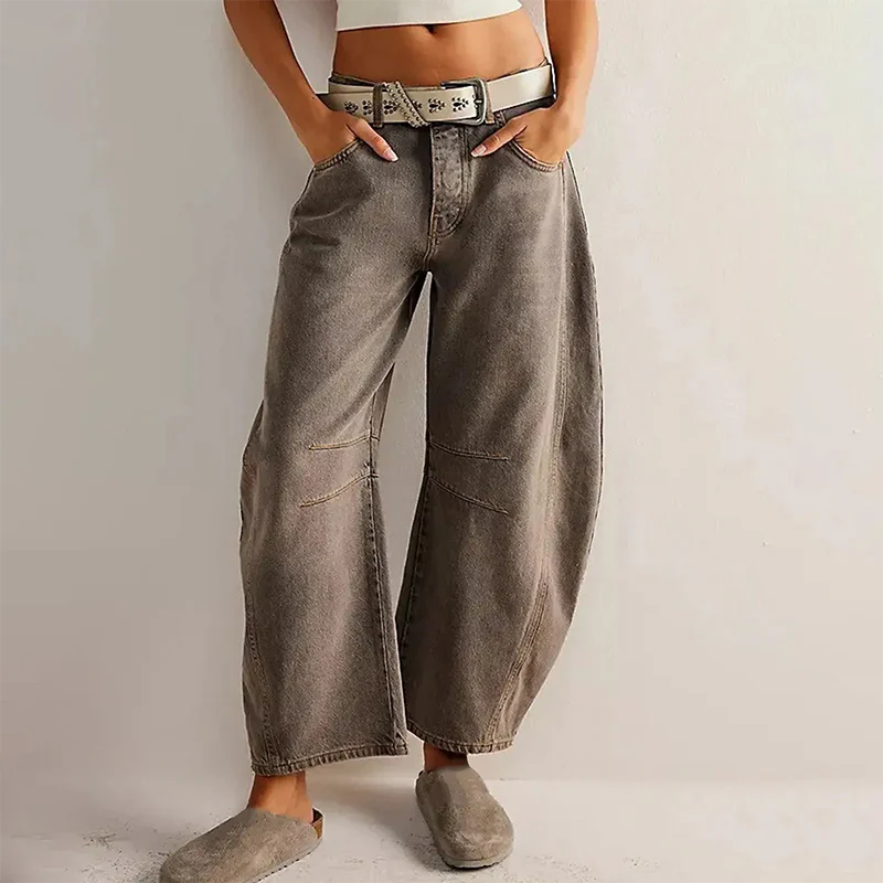 Damen Hose | Weit geschnittene Ausführung mit gerader Form - Image 3