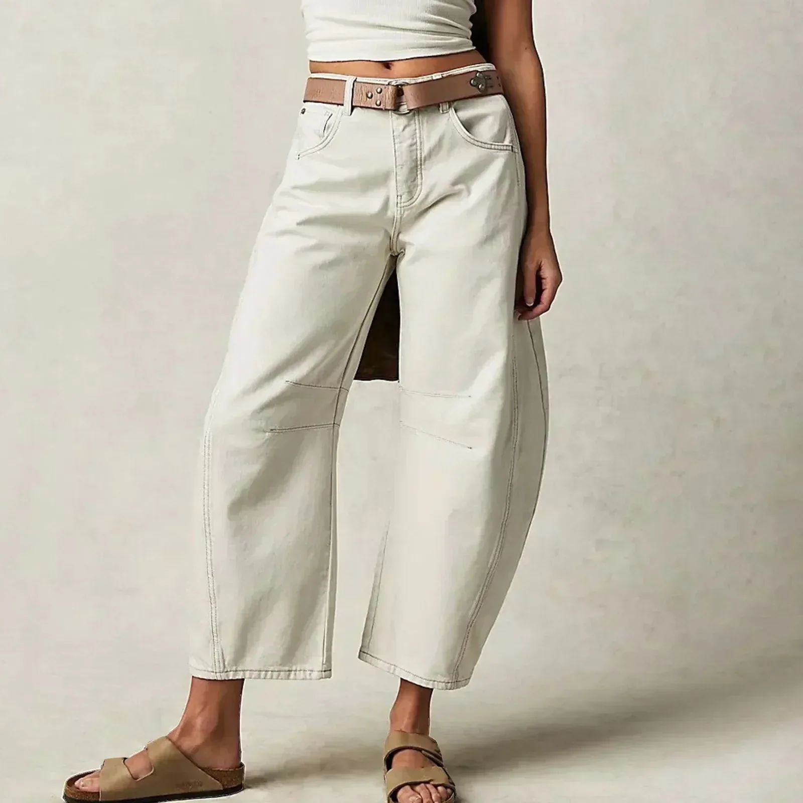 Damen Hose | Weit geschnittene Ausführung mit gerader Form - Image 5