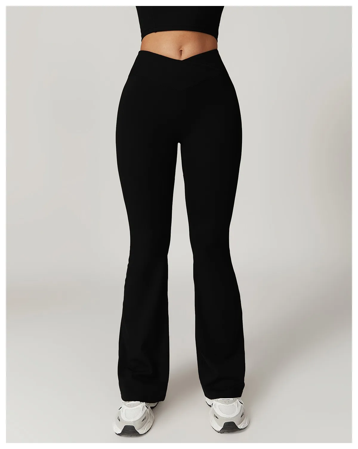 Damen Hose Yoga | hohe Taille mit seitlichem Bundabschluss - Image 3