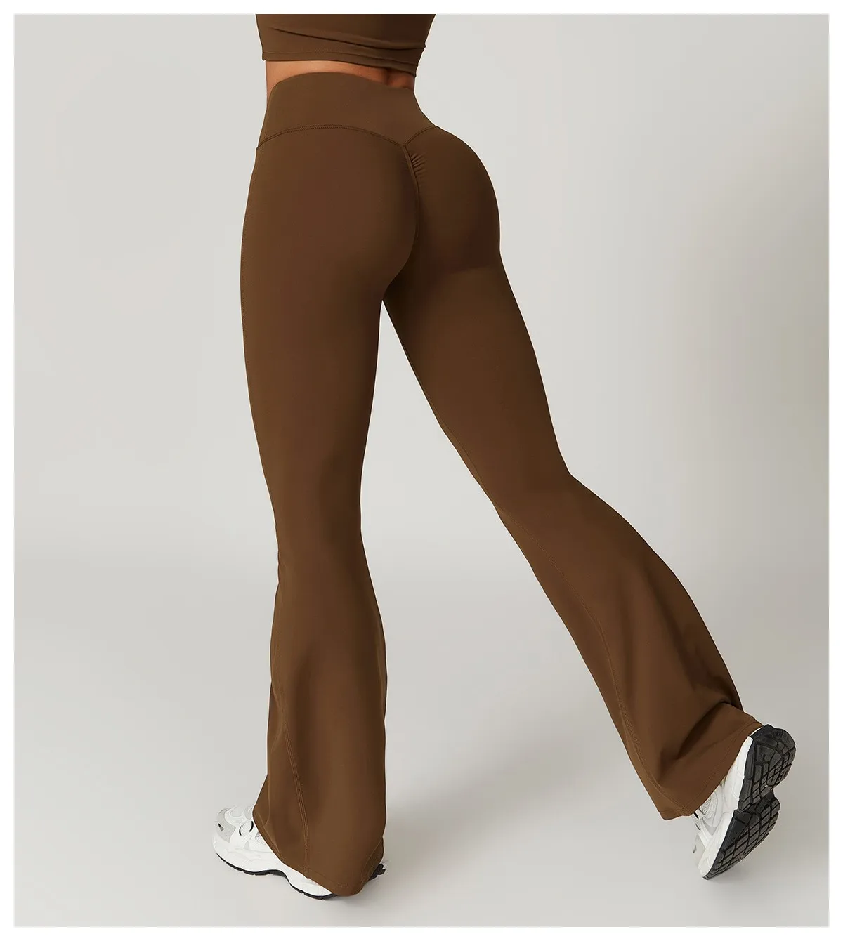 Damen Hose Yoga | hohe Taille mit seitlichem Bundabschluss - Image 4