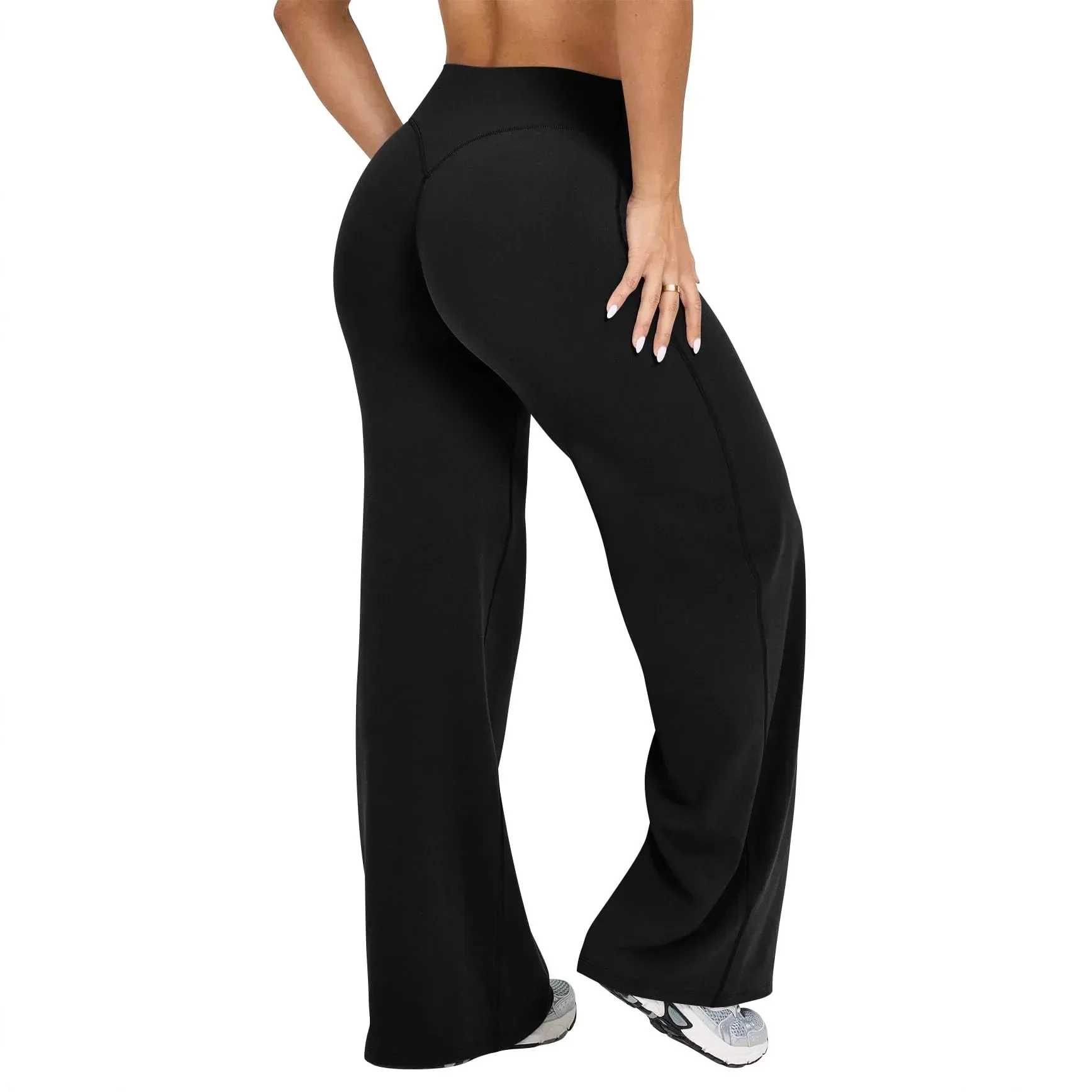 Damen Hose Yoga | weites Bein und lockere Schnittführung - Image 4