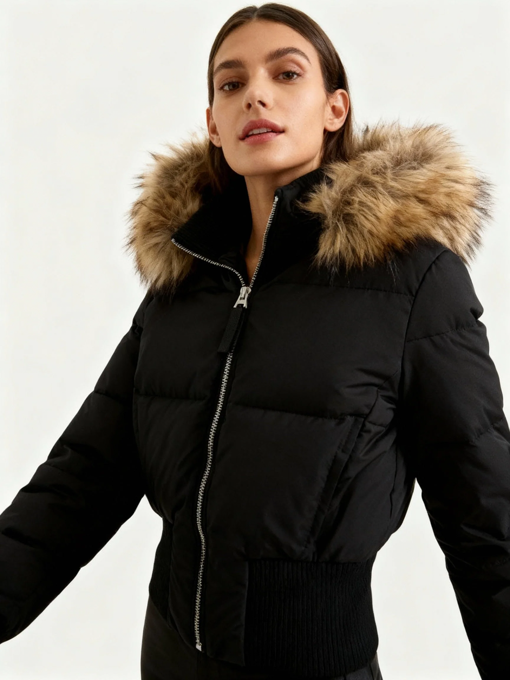 Damen Jacke | Abnehmbare Kapuze mit elastischen Bündchen - Image 17