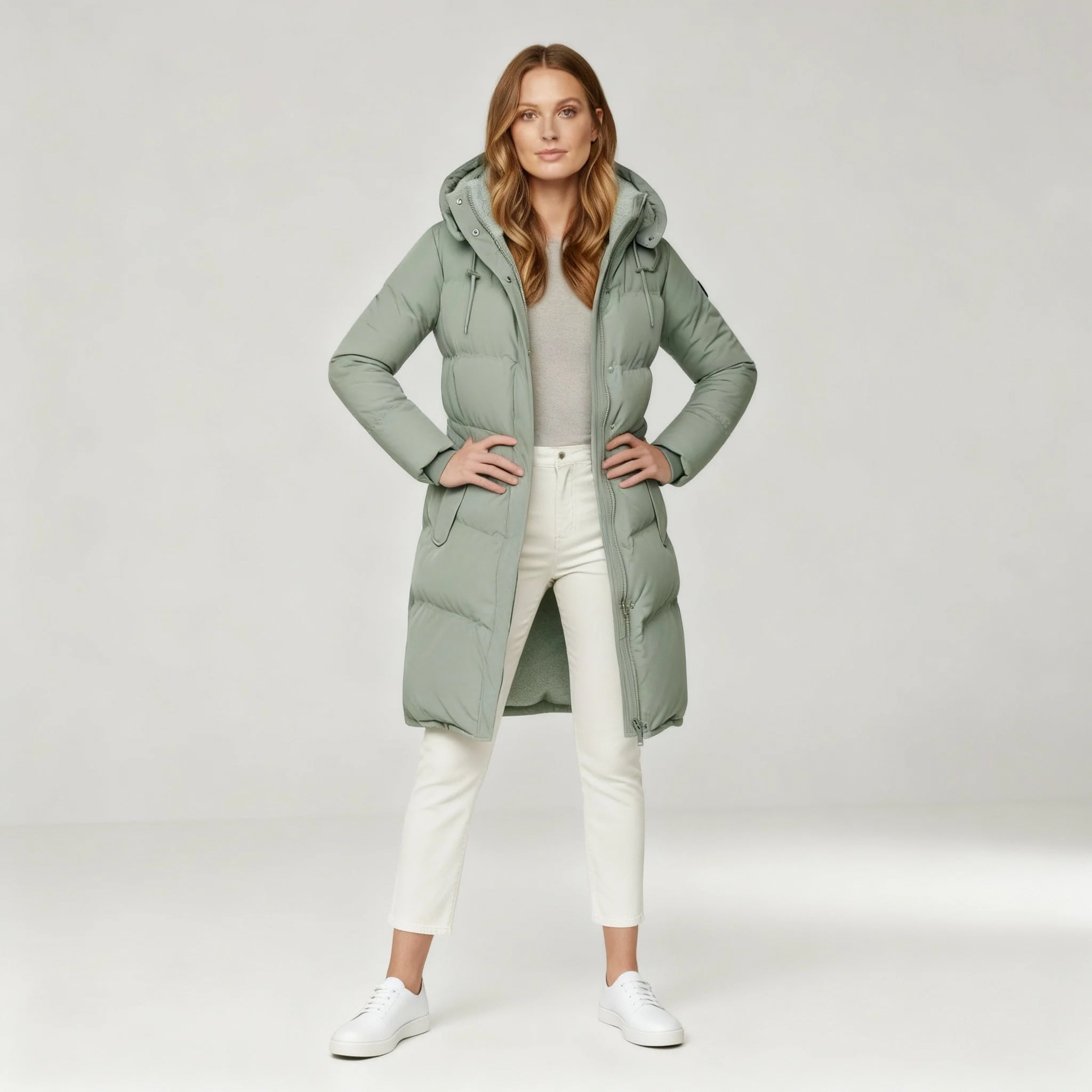 Damen Jacke | gesteppte Form mit durchgehendem Frontverschluss - Image 2