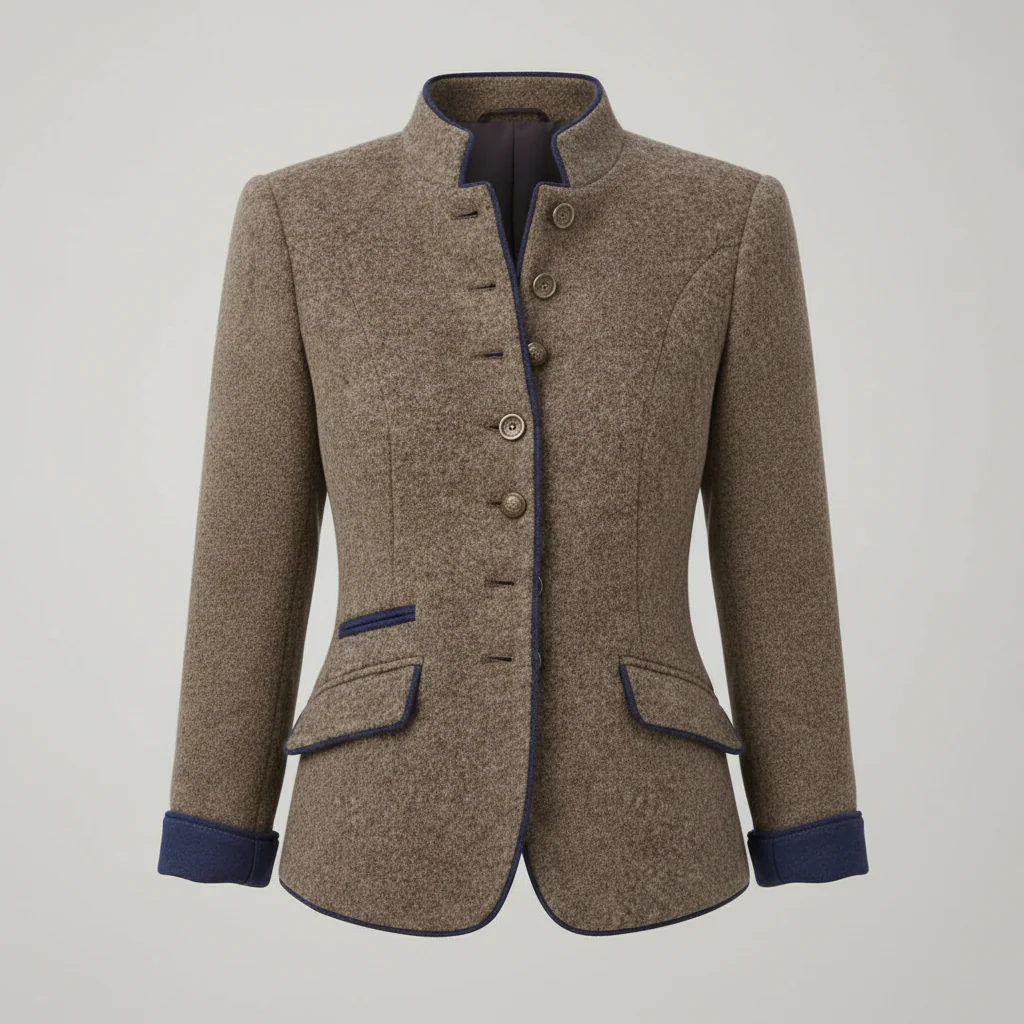 Damen Jacke | kastig geschnittene Jacke mit Mehrknopfverschluss - Image 7