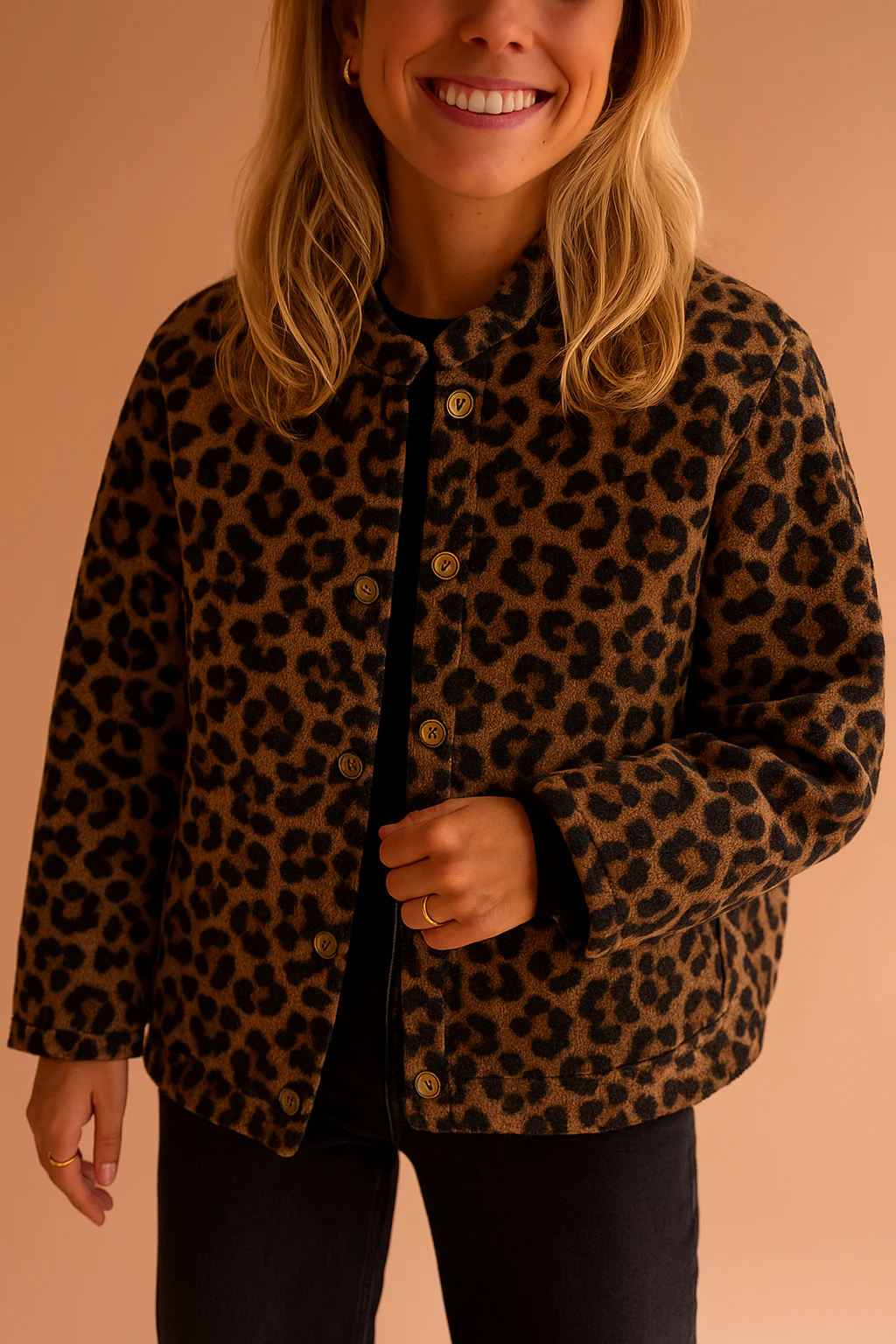 Damen Jacke | Kurze Ausführung mit Musterakzent - Image 3