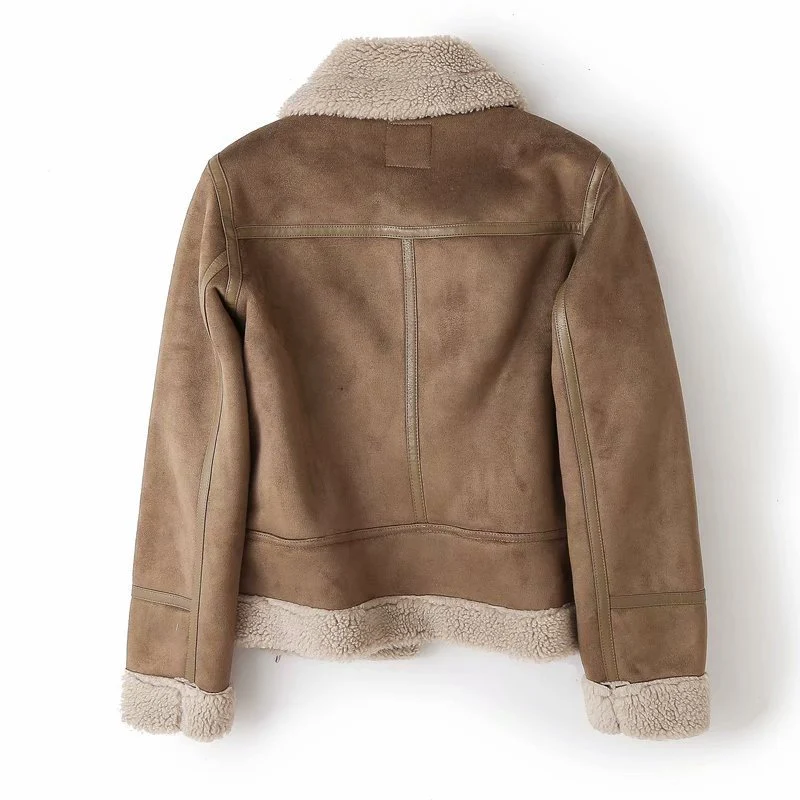 Damen Jacke | kurze Form mit Reißverschluss und gefütterter Innenseite - Image 4