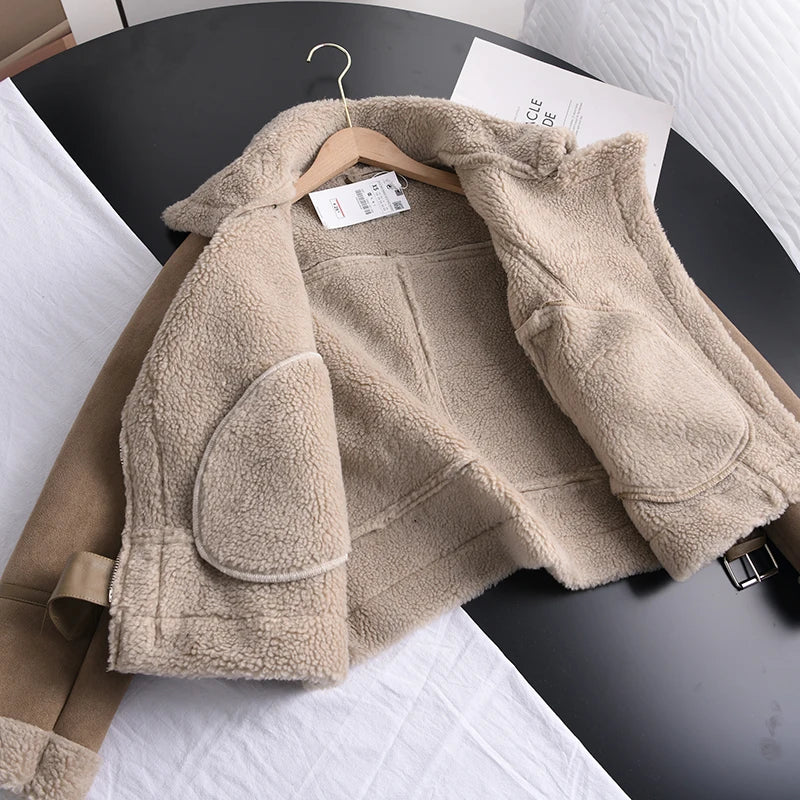 Damen Jacke | kurze Form mit Reißverschluss und gefütterter Innenseite - Image 5