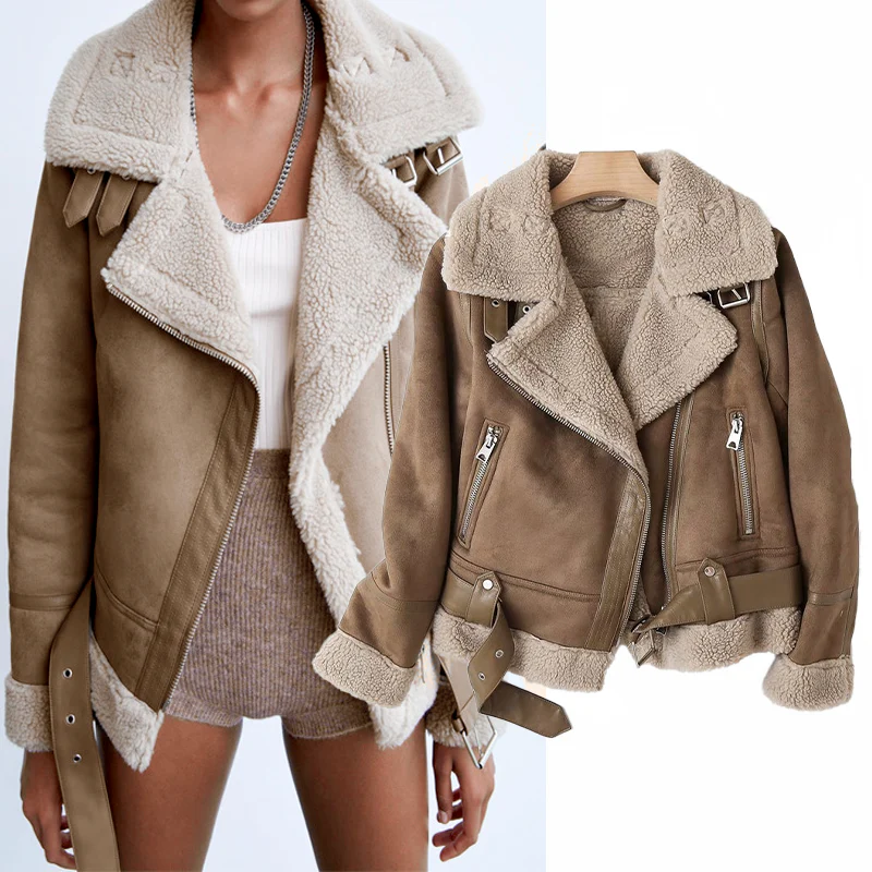 Damen Jacke | kurze Form mit Reißverschluss und gefütterter Innenseite - Image 8