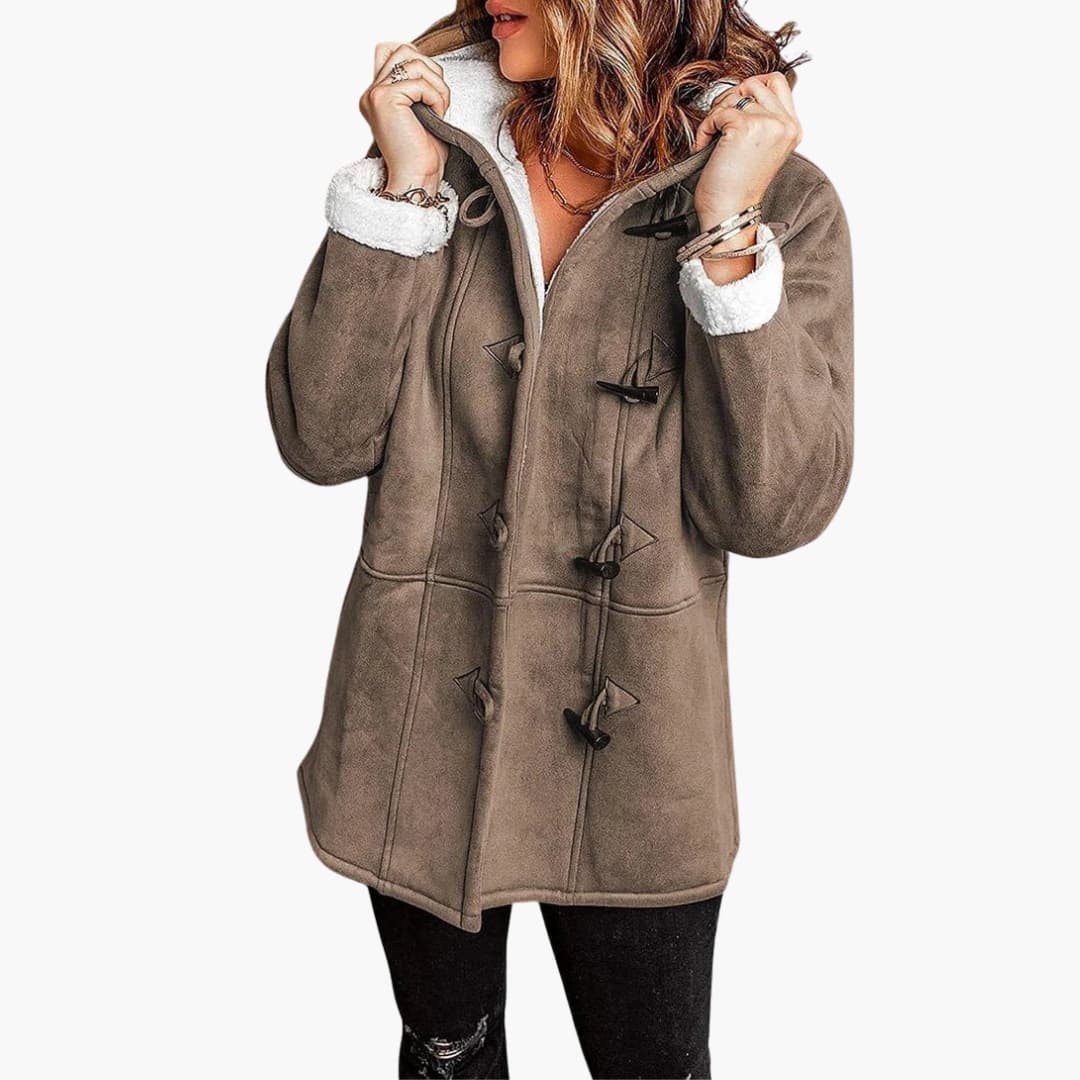 Damen jacke mit Kapuze und Knebelverschluss - Image 10