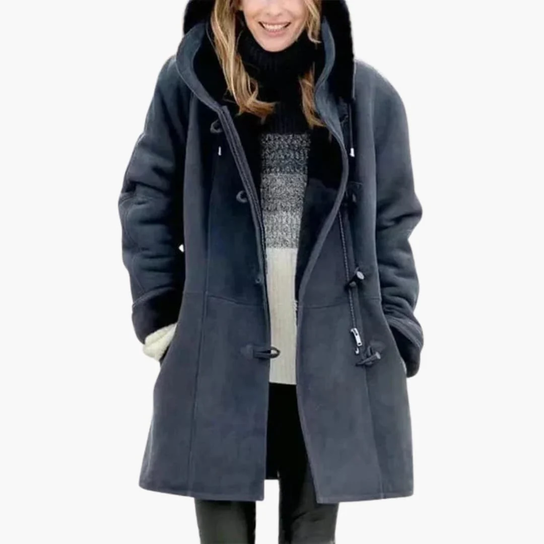 Damen jacke mit Kapuze und Knebelverschluss - Image 11