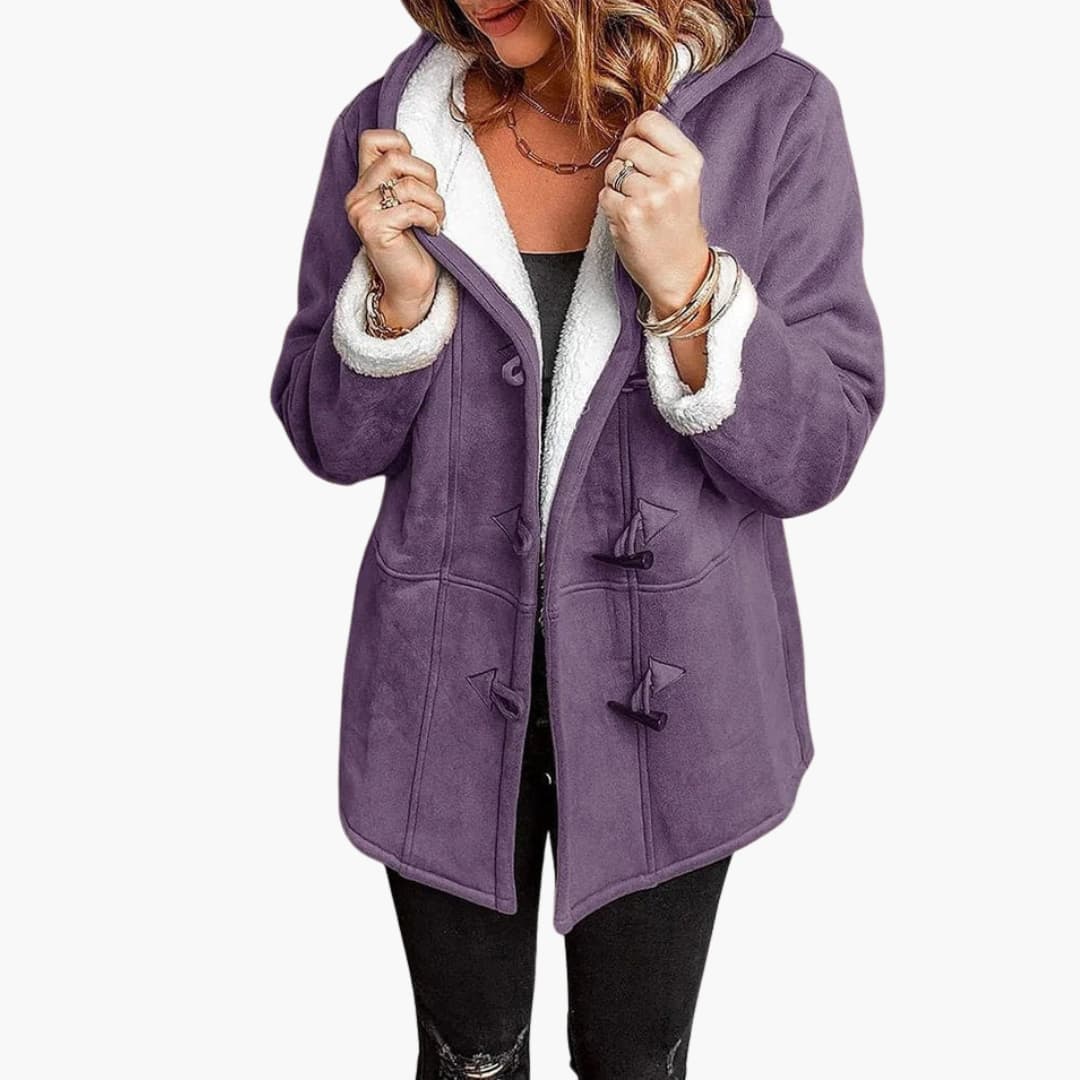 Damen jacke mit Kapuze und Knebelverschluss - Image 5