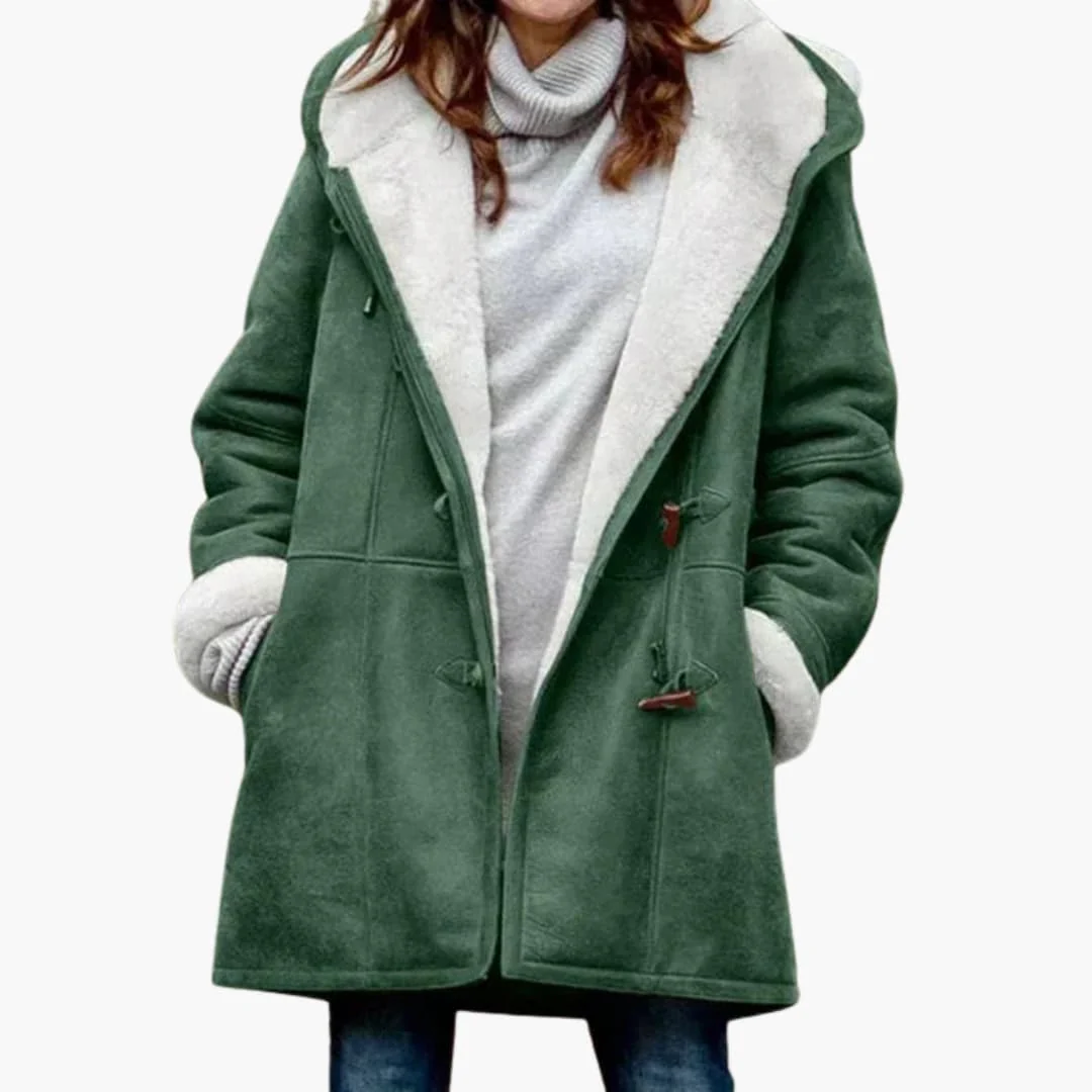Damen jacke mit Kapuze und Knebelverschluss - Image 7