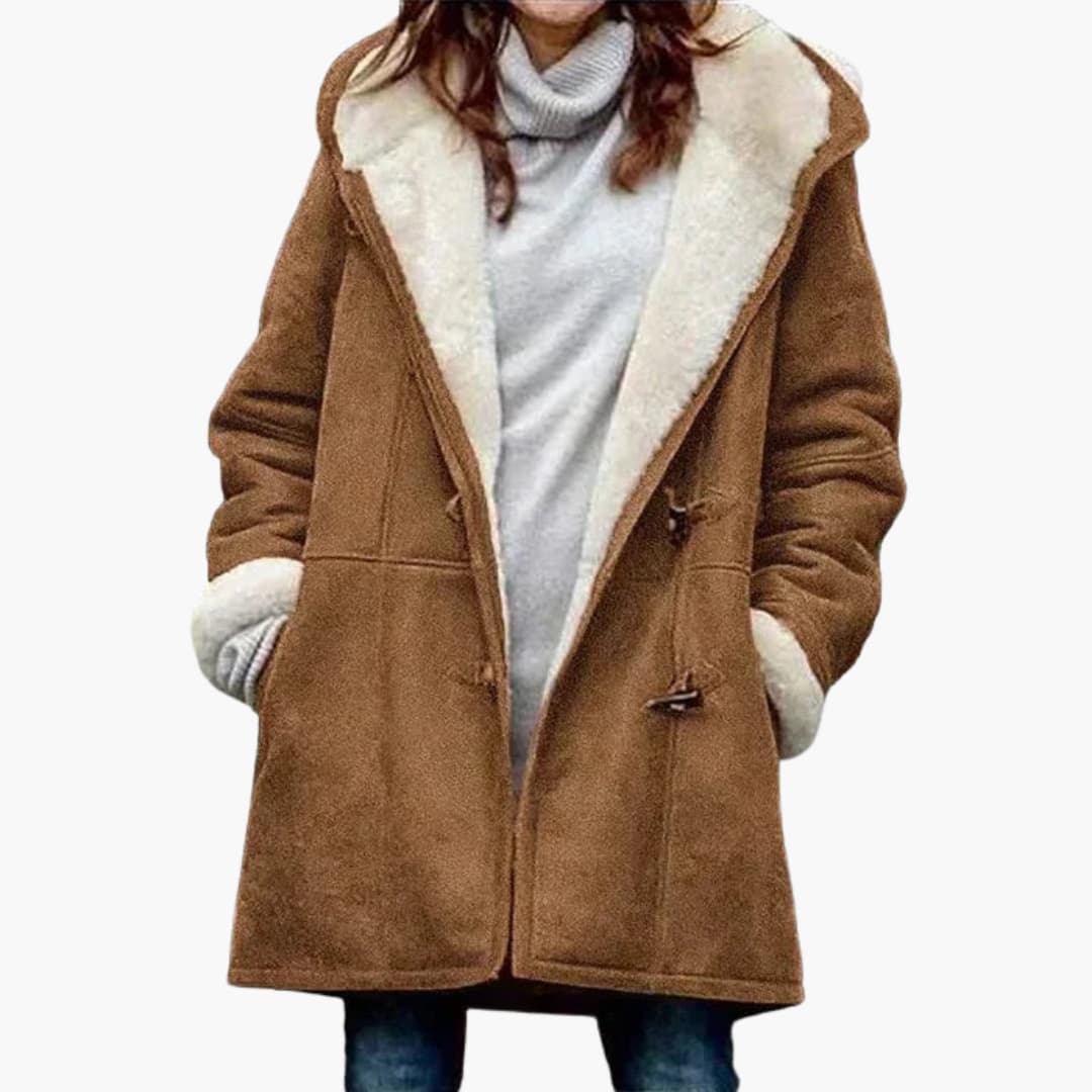 Damen jacke mit Kapuze und Knebelverschluss - Image 8