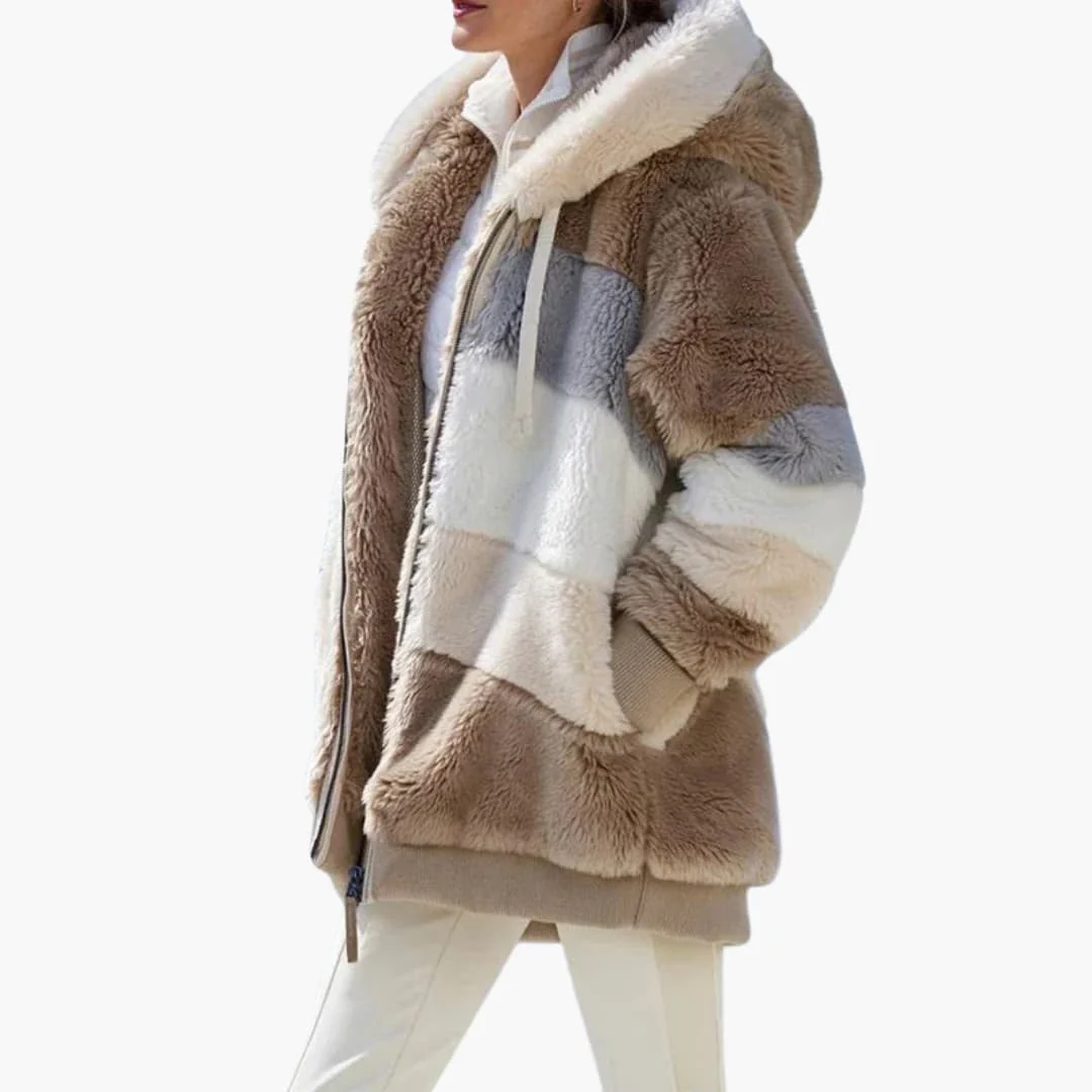 Damen jacke mit Kapuze und Reißverschluss - Image 6
