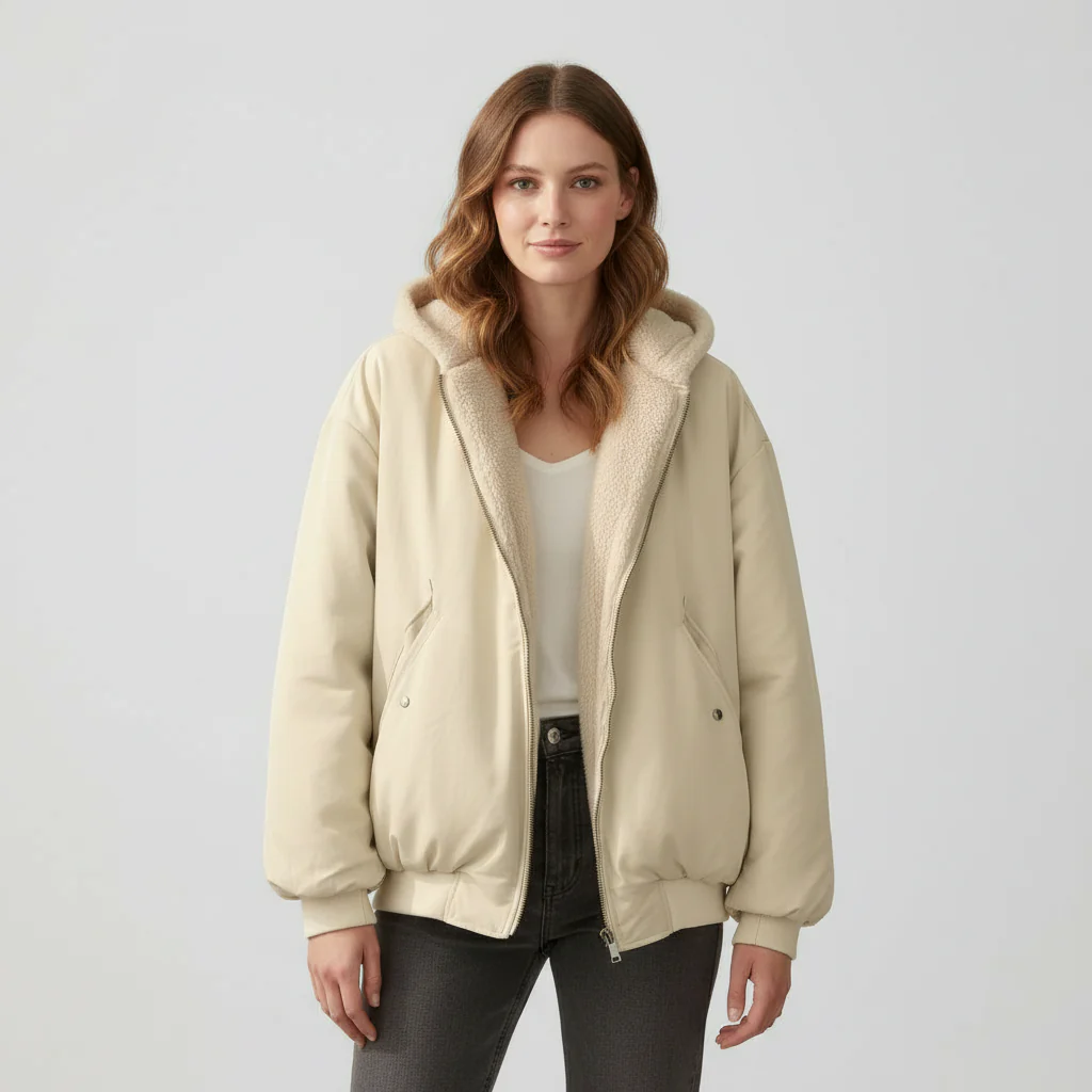 Damen Jacke | oversized Aufbau mit gesteppter Konturführung - Image 6
