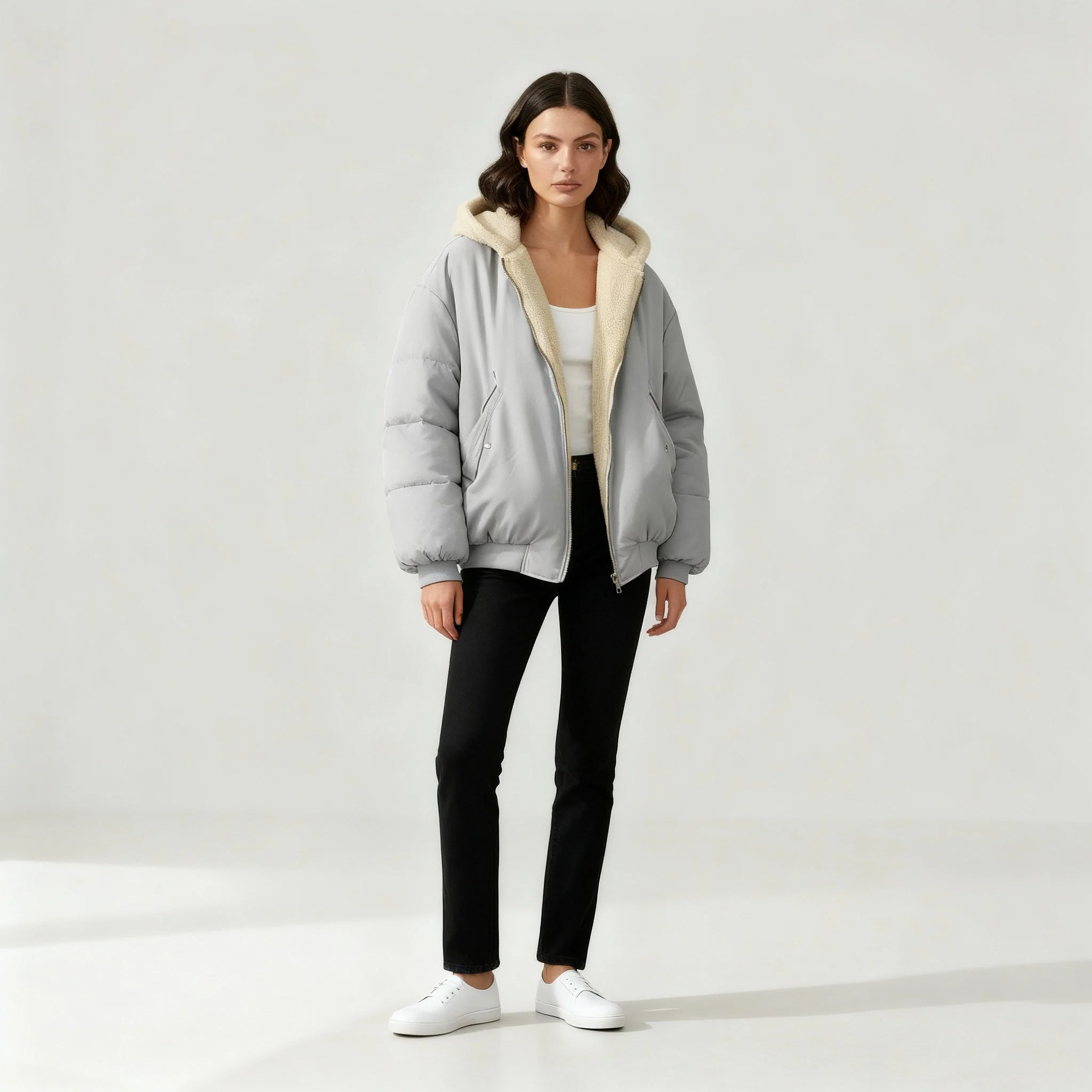 Damen Jacke | oversized Schnitt mit klarer Volumenform - Image 2