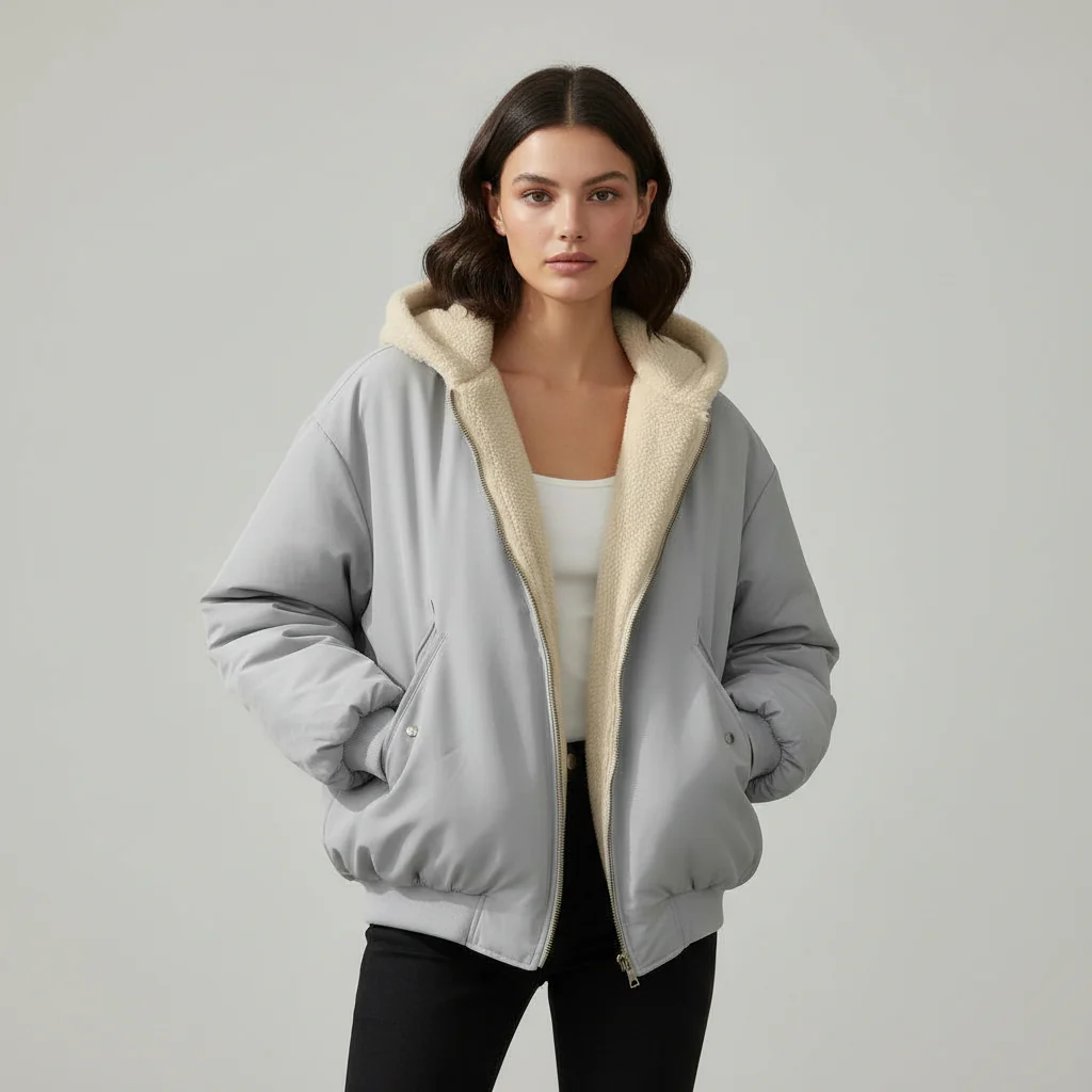 Damen Jacke | oversized Schnitt mit klarer Volumenform - Image 6