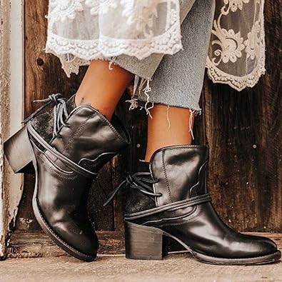Damen Jahrgang Dirndl Schuhe | Stiefeletten - Image 2