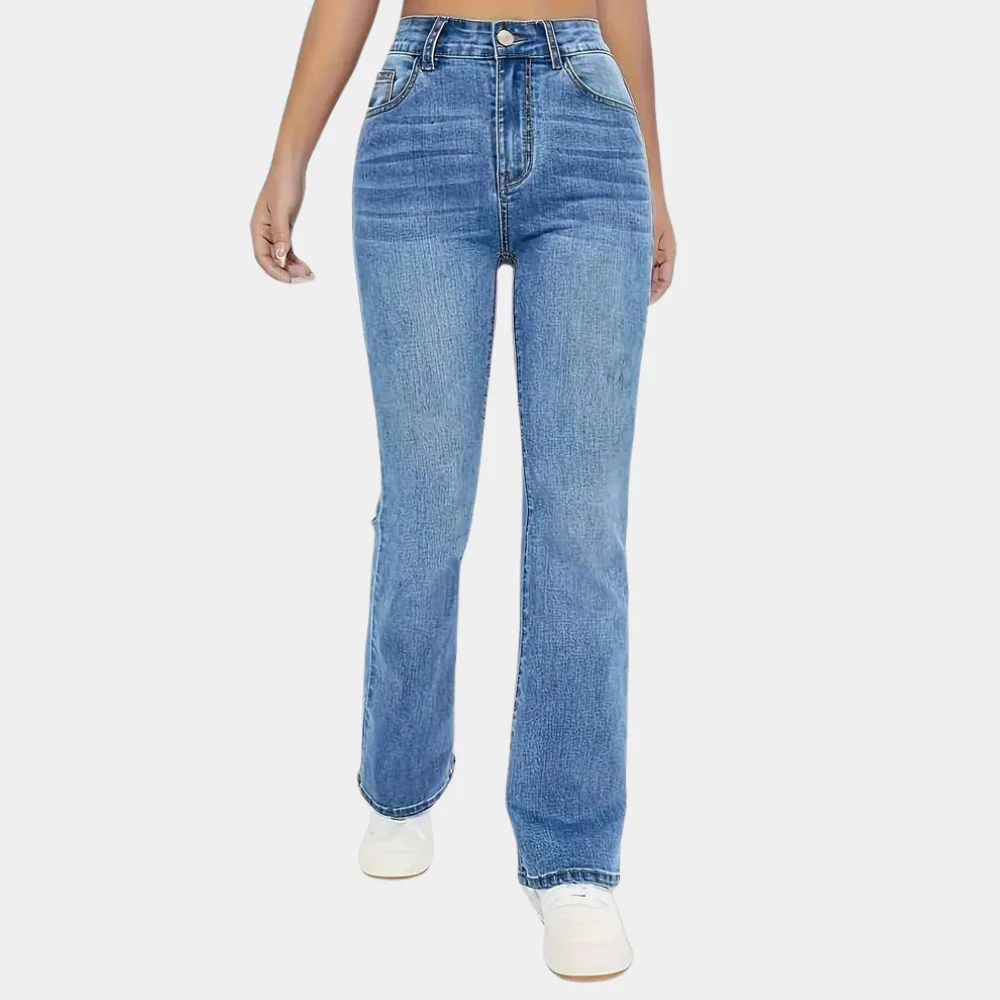 Damen Jeans | Flared Schnitt mit hoher Taille - Image 2