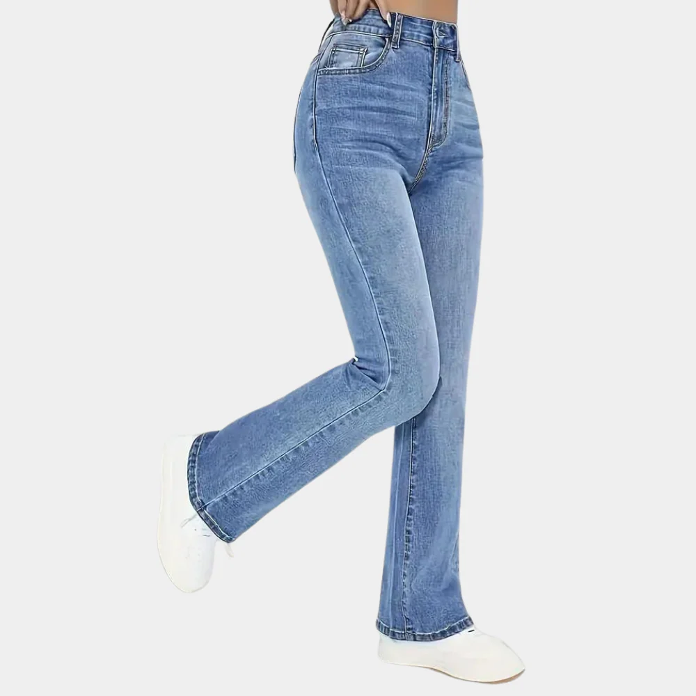 Damen Jeans | Flared Schnitt mit hoher Taille - Image 3