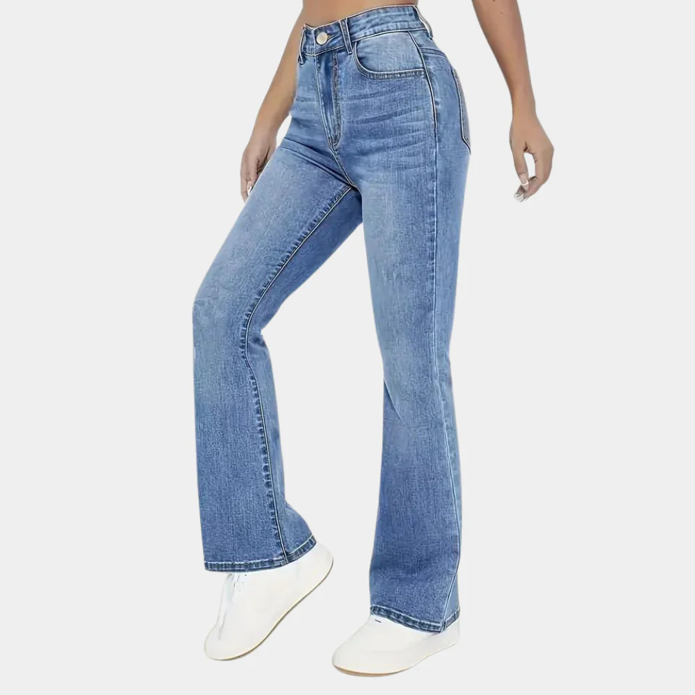 Damen Jeans | Flared Schnitt mit hoher Taille - Image 5