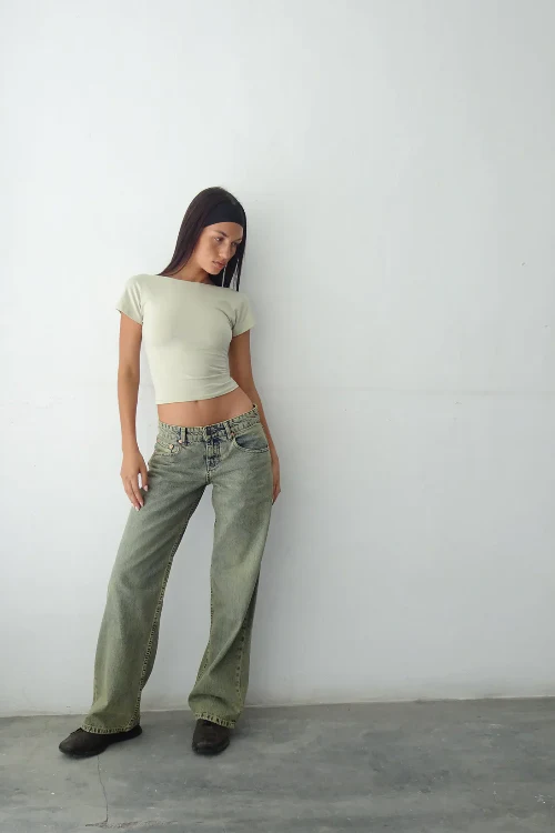 Damen Jeans | niedrige Taille mit gerader Beinführung - Image 2
