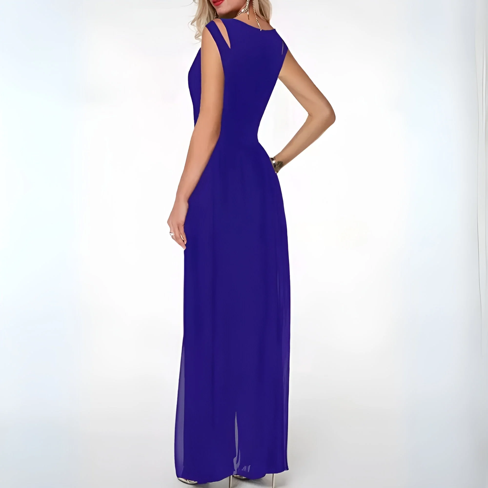 Damen Jumpsuit Ärmellos | weites Bein und lockerer Formverlauf - Image 2