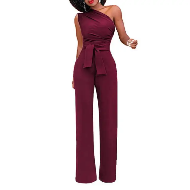 Damen Jumpsuit | asymmetrischer Schulterabschluss - Image 8