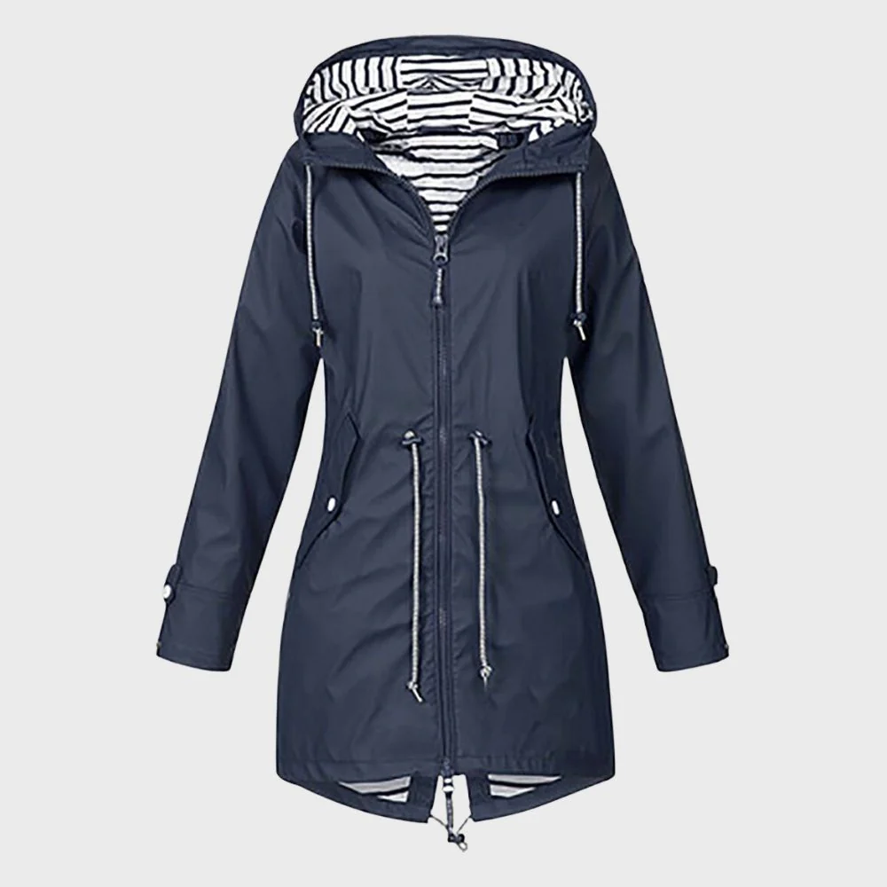 Damen Kapuze Regenjacke | Lange - Image 3